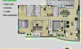 Imagem 3: Apto evidence todo mobiliado gerador 100