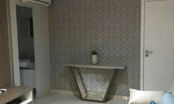 Imagem 5: Apartamento mobiliado de 01 dormitório com varanda e vista na Pompéia - Santos - SP