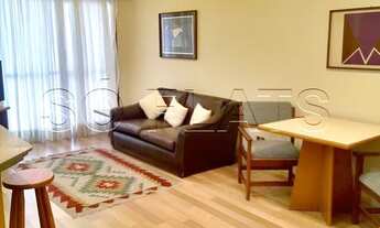 Imagem 2: Flat mobiliado na Vila Nova Conceição, próximo a Avenida Sto Amaro, FMU e Pq. do Ibirapuer