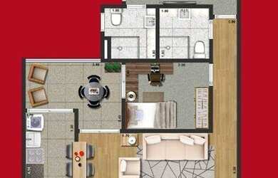 Imagem 6: Apartamento com 2 dormitórios à venda, 65 m² por R$ 430.800,00 - Urbanova - São José dos C