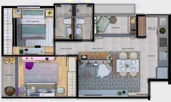 Imagem 4: Apartamento com 2 dormitórios à venda, 62 m² por R$ 870.000,00 - Santa Efigênia - Belo Hor