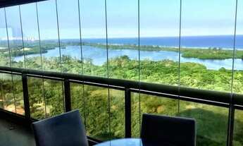 Imagem 4: Quatro Suítes, frontal Mar, andar alto, vistão, 4 vagas, mobiliado Achou o melhor apto da