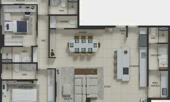 Imagem 5: Apartamento para venda tem 132 m2 com 4 quartos em Boa Viagem