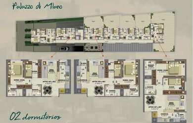 Imagem 4: Apartamento para Venda - 63.17m², 2 dormitórios, sendo 1 suites, 1 vaga - Menino Deus
