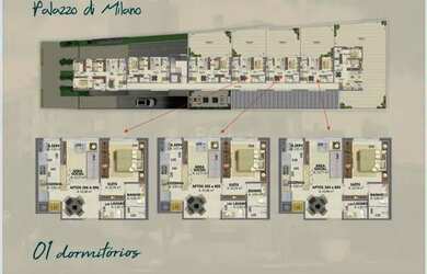 Imagem 5: Apartamento para Venda - 86.38m², 3 dormitórios, sendo 1 suites, 1 vaga - Menino Deus