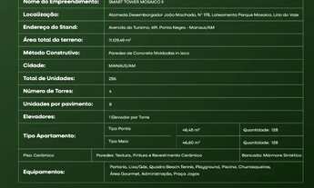 Imagem 2: Smart Tower Mosaico - Apartamento de 2 Quartos no Parque Mosaico