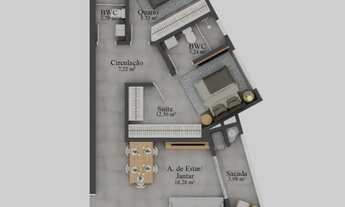 Imagem 6: Apartamentos no Centro de Santo Amaro da Imperatriz 2 e 3 quartos com suíte