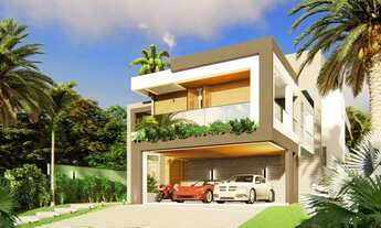 Imagem 7: Casa de altíssimo padrão com gabinete e dependência na Cidade Alpha Ceará Alphaville