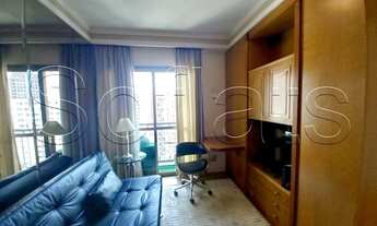 Imagem 3: Flat na famosa rua João Cachoeira no centro do Itaim Bibi disponível locação