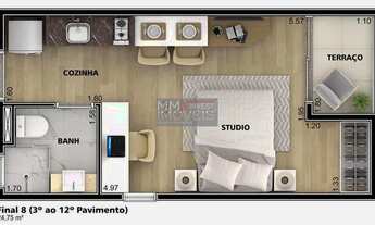 Imagem 3: Studio a Venda Jd São Paulo