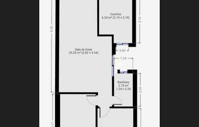 Imagem 2: Conj. da Cohab Gleba I nos altos,we 2 apto 2 quartos,com modulados R$ 1.250,00