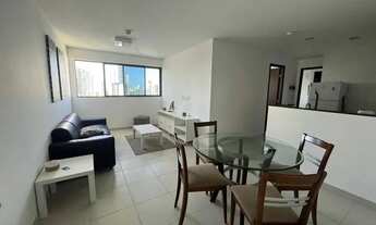 Imagem 4: Alugo apartamento mobiliado em Boa Viagem, com 2 quartos, no Bristol, 12º andar, ventilado