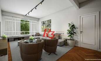 Imagem 4: Apartamento com 2 dormitórios à venda, 90 m² por R$ 850.000,00 - Boqueirão - Santos/SP