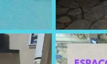 Imagem 7: Espaço para pequenos eventos ou lazer com piscina e churrasqueira