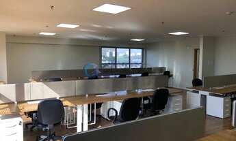 Imagem: Sala comercial mobiliada em condomínio