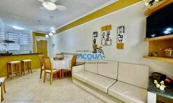 Imagem 2: Apartamento com 2 dormitórios à venda, 70 m² por R$ 430.000 - Centro - Guarujá/SP