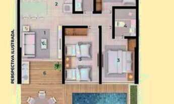 Imagem 3: Apartamento para venda possui 124 metros quadrados com 3 quartos em Muro Alto - Ipojuca