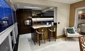 Imagem 2: Apartamento p/ VENDA - 3 suítes - 3 vagas - Andar Alto - Varanda Gourmet - Com Planejados