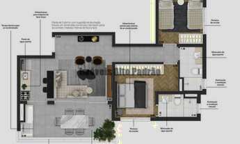 Imagem 2: 66m - 1 vaga - terraço amplo - Bairro Brooklin