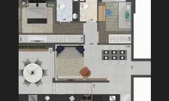 Imagem: Apartamento para venda tem 73 metros quadrados