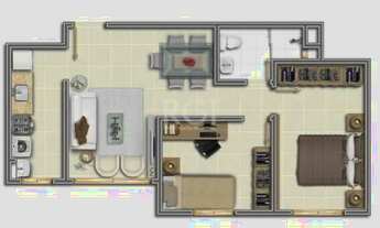 Imagem 6: Apartamento para Venda - 51.17m², 2 dormitórios, 1 vaga - Vila Nova