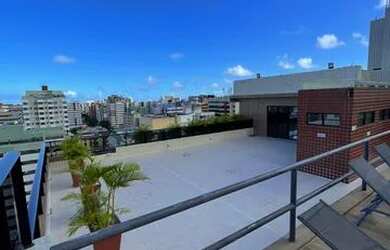 Imagem 5: Apartamento quarto e sala 3° quadra da praia, com varanda mobiliado