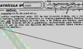 Imagem 5: Terreno com 457 metros no centro (Rua 14) de Barretos/SP