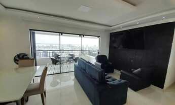 Imagem 4: Ed Sports Garden 110m² total mobiliado, alto, sacada gourmet 3/4 (1 suíte) lazer compl