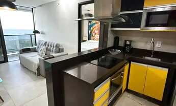 Imagem 7: Oportunidade, lindo apartamento, andar alto, vista livre pro mar, mobiliado e decorado, co