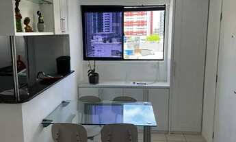 Imagem 2: Apartamento com 58m, nascente, andar alto, mobiliado, 50 metros da praiaApartamento com 58