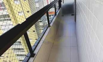 Imagem 3: Vista MAR - 2 dorm c/suíte 2 sacadas (1 gourmet) vista mar 2 vagas - Forte mobiliado decor