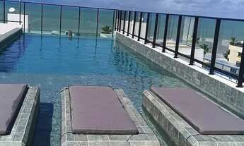 Imagem 3: Flat no Bessa Beira Mar Mobiliado e Com Área de Lazer Completa