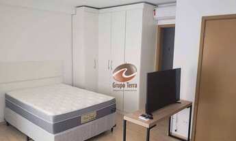 Imagem 3: Apartamento com 1 dormitório para alugar, 37 m² por R$ 3.182,46/mês - Jardim Aquarius - Sã