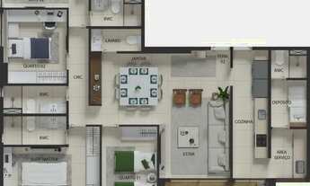 Imagem 2: Apartamento para venda tem 132 m2 com 4 quartos em Boa Viagem