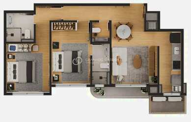 Imagem 6: APARTAMETMENTO DE 2 DORMITORIO SENDO 1 SUITE!