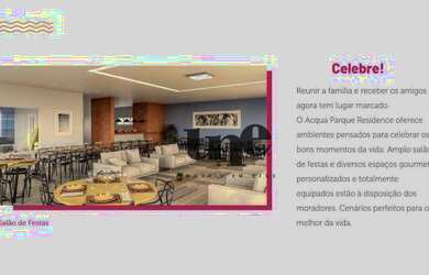 Imagem 5: Apartamento bem localizado, com 2 dormitórios, sacada e ampla área de lazer, no Acqua Parq