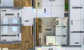 Imagem: Lançamento 2 dorm. Com 76 m²