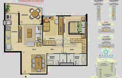 Imagem 4: CIDADE JARDIM MAAYAN - APARTAMENTO 2 QUARTOS COM SUITE CONDOMINIO MAAYAN CIDADE JARDIM BAR