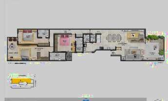 Imagem 6: Coração do Jardim Oceanico, 3 Suítes c/ 160m², Sol da Manhã, c/ 02 Vagas, Box Privativo