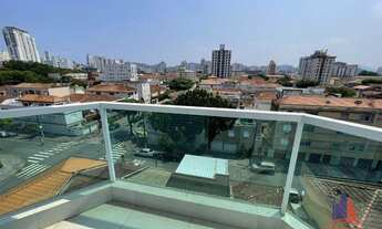 Imagem 3: Apartamento com 3 dormitórios para alugar, 110 m² por R$ 5.500/mês - Embaré - Santos/SP