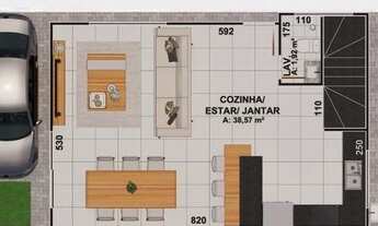 Imagem 4: Sobrado para Venda em Curitiba, Bairro Alto, 3 dormitórios, 1 suíte, 4 banheiros, 2 vagas