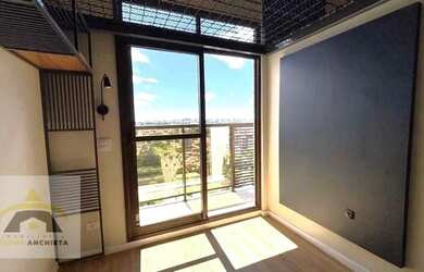 Imagem 2: Apartamento com 1 dormitório com vaga para alugar, 21 m² por R$ 3.378/mês - Mossunguê - Cu