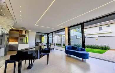 Imagem 4: Casa condominio Itahye semi mobiliada 4 suites piscina vista mata 4 vagas - Santana de Par