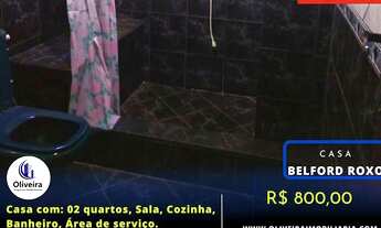 Imagem 3: Casa para Locação em Belford Roxo, Vila Dagmar, 2 dormitórios, 1 banheiro