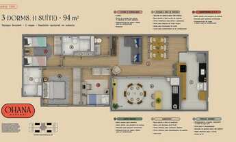 Imagem 2: Ohona Morumbi - 3 Dorms - 94m². Localizado no melhor ponto do Panamby. Rua Sussumu Hirata
