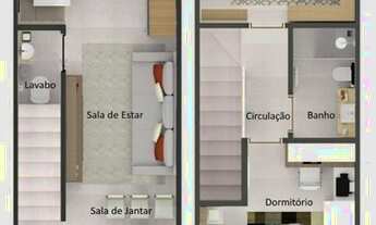 Imagem 3: Sobrado com Quintal 2 Dormitorios 2 vagas JARDIM Maua