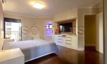 Imagem 7: Flat em Moema totalmente reformado e alto padrão com 120m², boa localização próx da Av Ibi