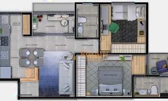 Imagem 5: Apartamento com 2 dormitórios à venda, 62 m² por R$ 870.000,00 - Santa Efigênia - Belo Hor
