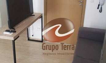 Imagem 5: Apartamento com 1 dormitório para alugar, 37 m² por R$ 3.182,46/mês - Jardim Aquarius - Sã