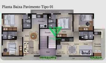 Imagem 5: Apartamento com 2 dormitórios à venda, 56 m² por R$ 185.000 - Cristo Redentor - João Pesso